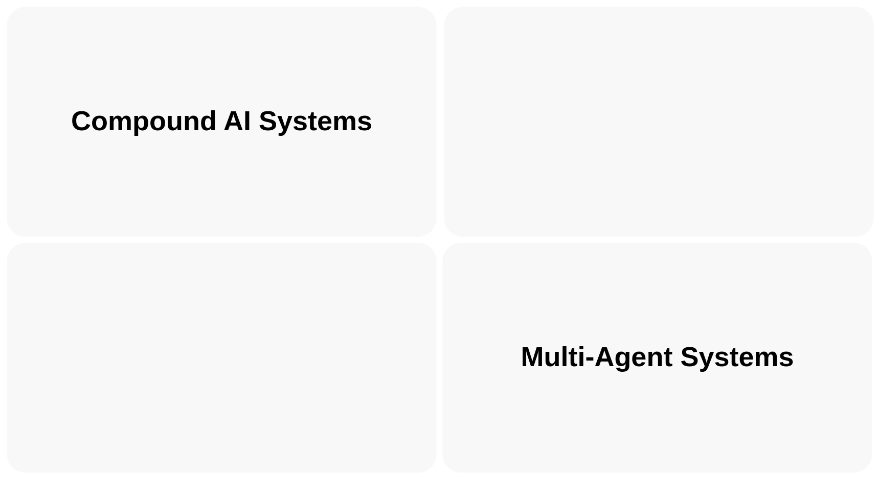 Multi-Agent Systems and Compound AI Systems